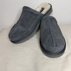 Koolaburra Gray Suede Women's Slippers